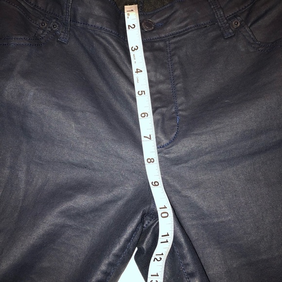 Old navy the rockstar wax coated skinny Jean size 14 - Picture 6 of 9